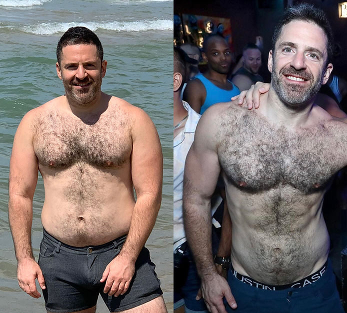 BUF Personal Training client transformation — before and after