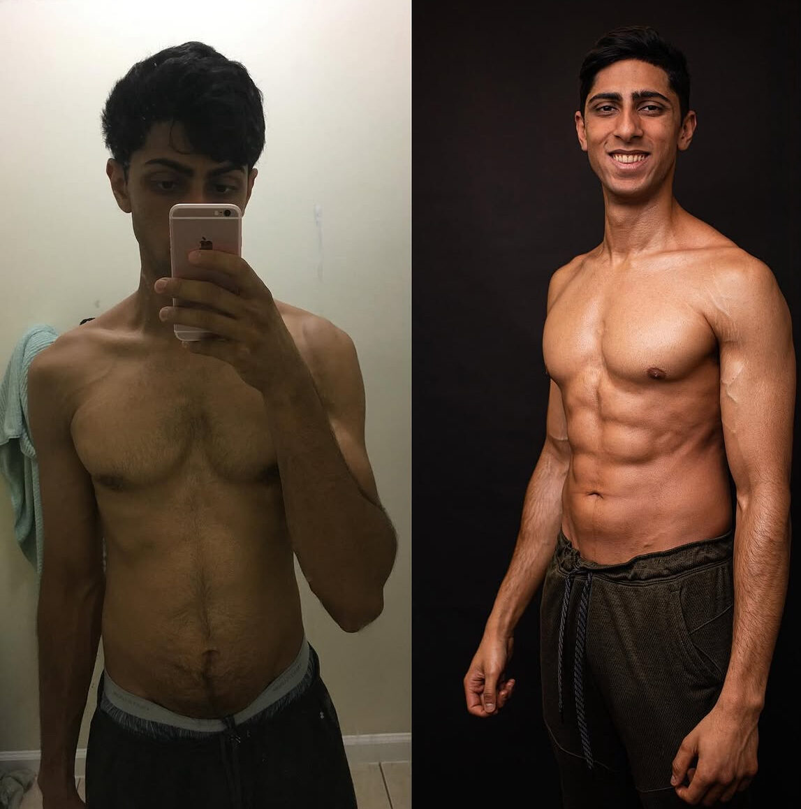 BUF Personal Training client transformation — before and after